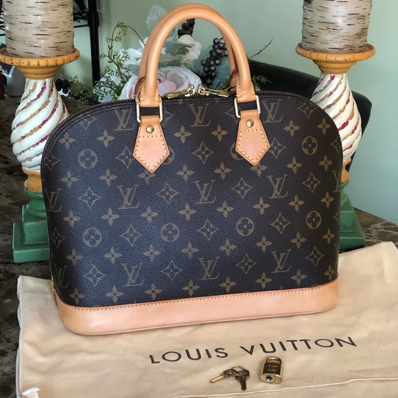 AUTH Louis Vuitton Alma STUNNER DUSTBAG LOCK KEYS - Picture 2 of 8